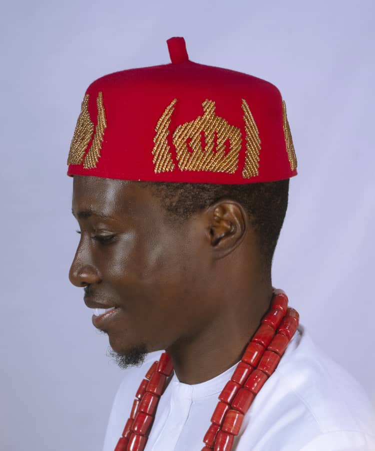 Traditional Nigerian Wedding Hat For Men