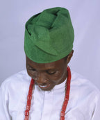 Authentic Traditional Yoruba Asooke Hat for Men