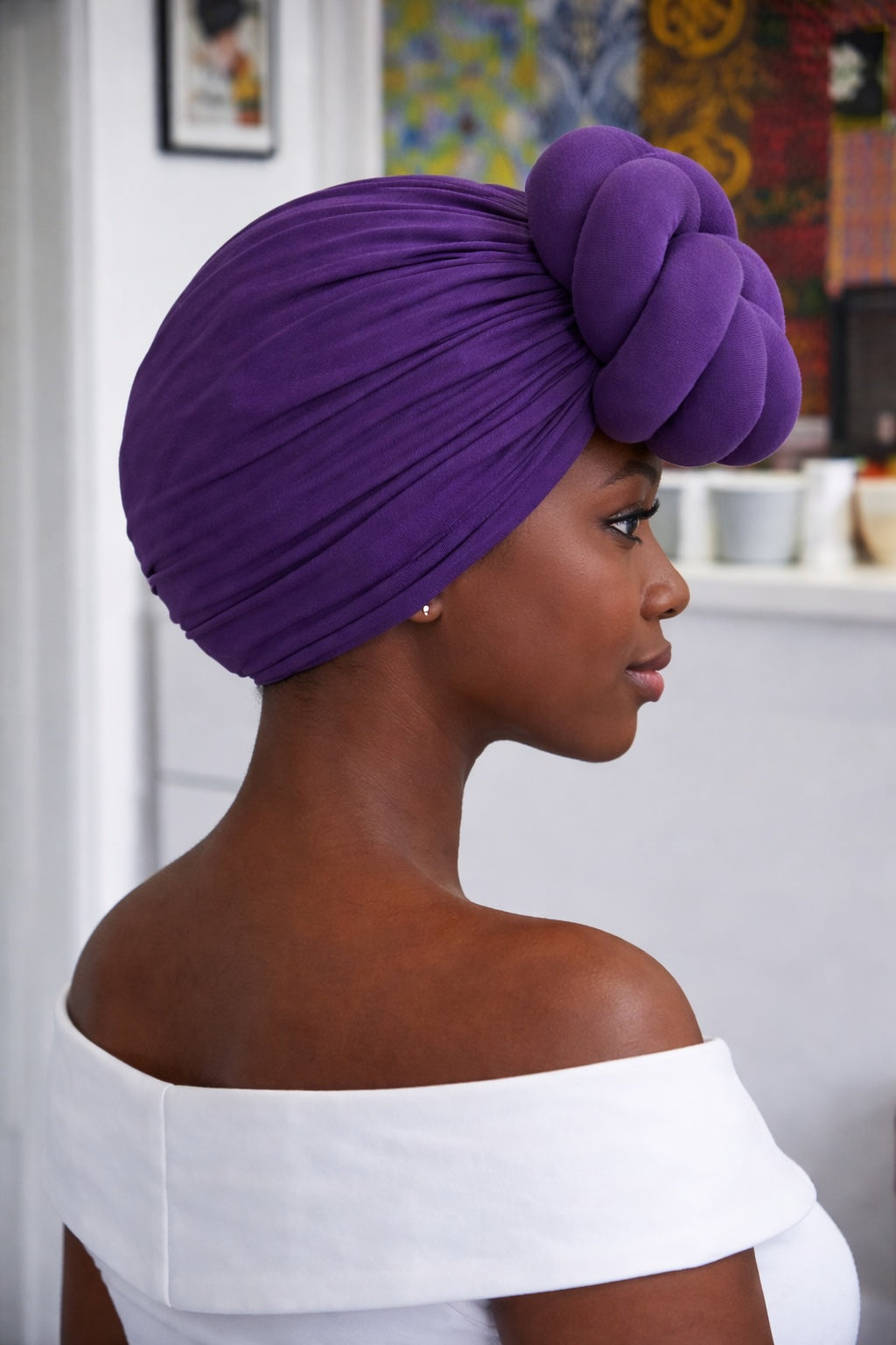 Pre-Tied African Headwrap – Ready-to-Wear Knot Headwrap