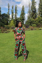 Bisa Ankara Wide Leg Co-ord set