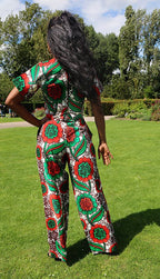 Bisa Ankara Wide Leg Co-ord set