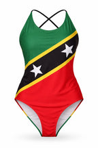 Country Flag One Piece Swimsuit