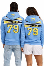 Saint Lucia Flag Embroidery Hoodie