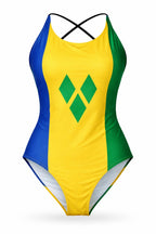 Country Flag One Piece Swimsuit