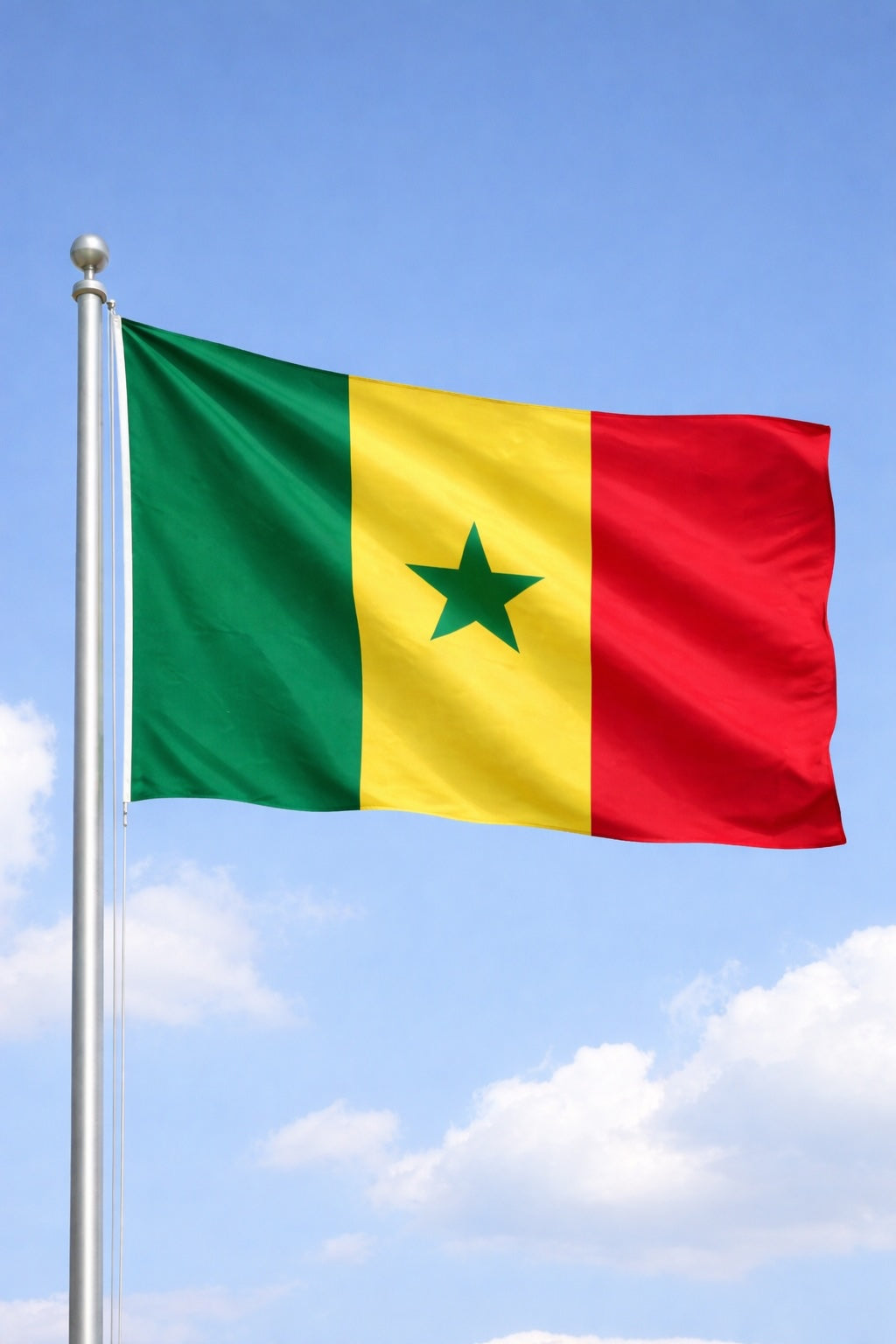Senegal National Flag – Large, Medium Handheld & Tabletop Mini Flag Options