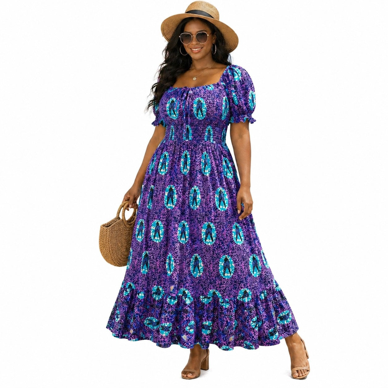 Women’s Smocked Maxi Dress
