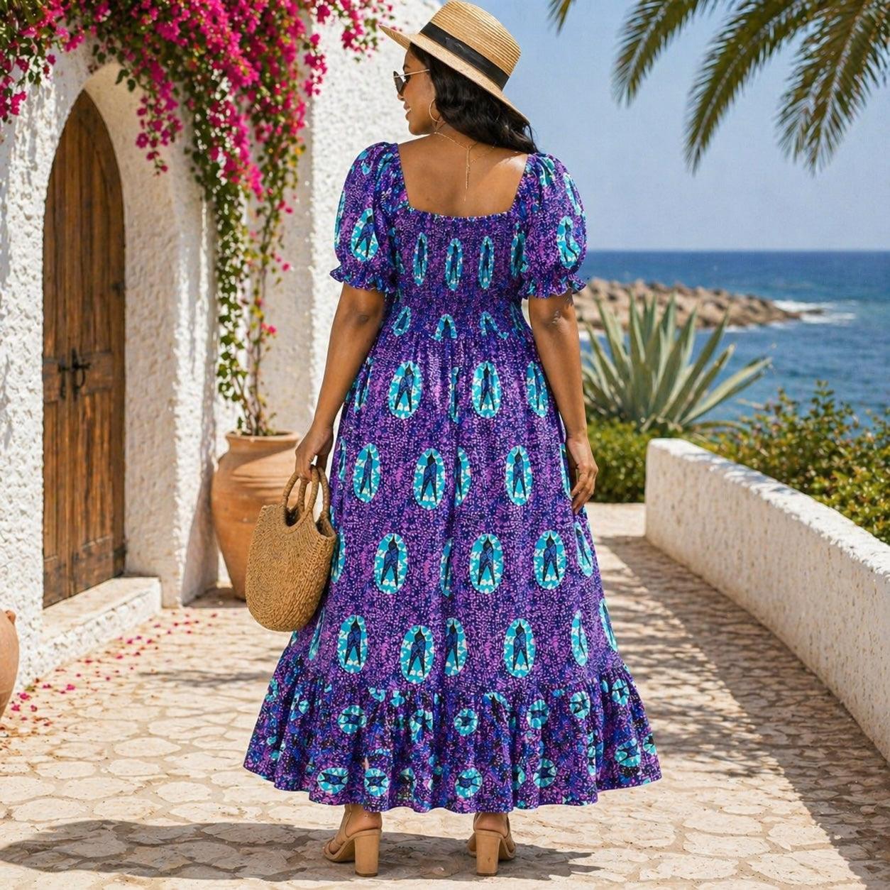 Women’s Smocked Maxi Dress