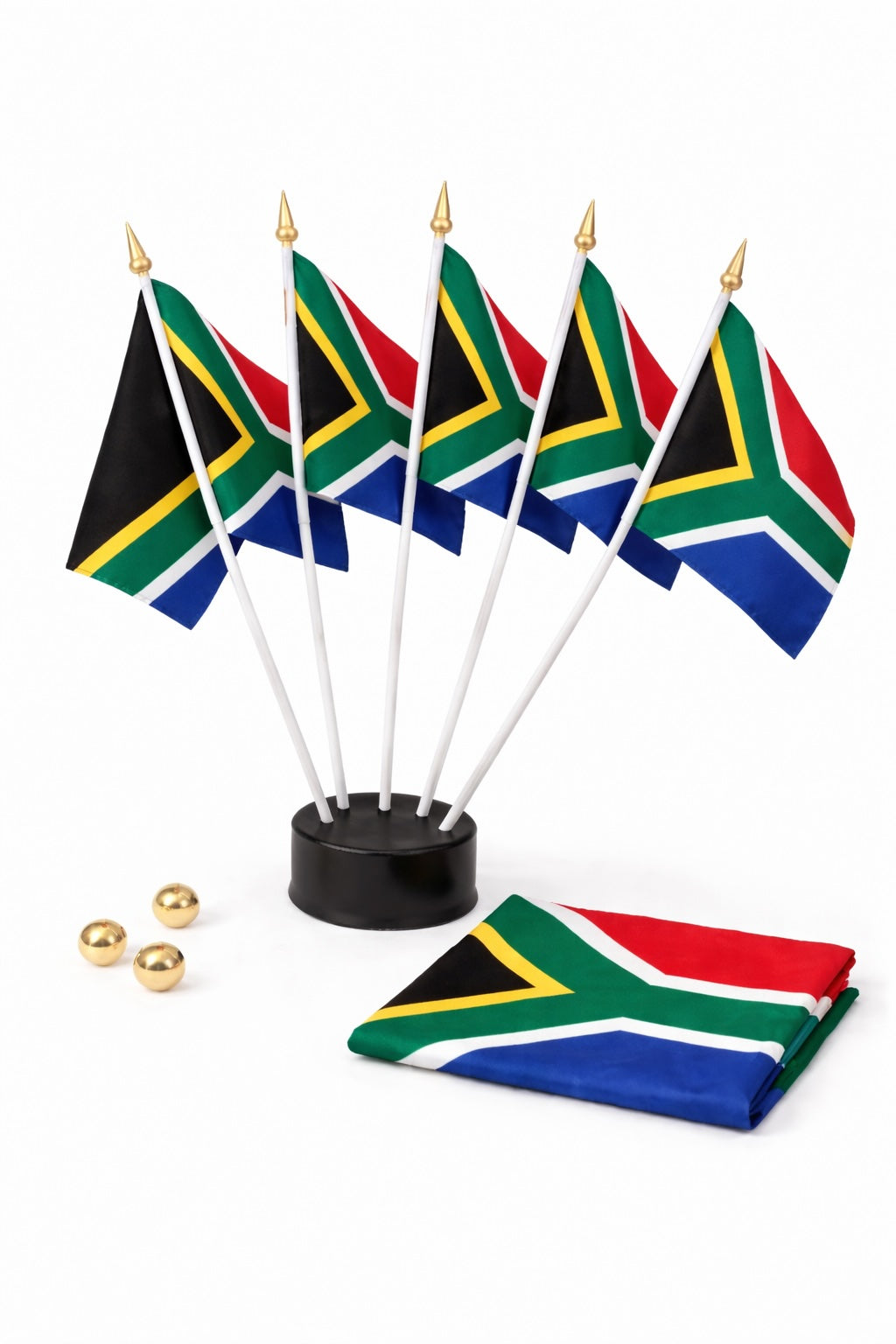 South Africa National Flag – Large, Medium Handheld & Tabletop Mini Flag Options
