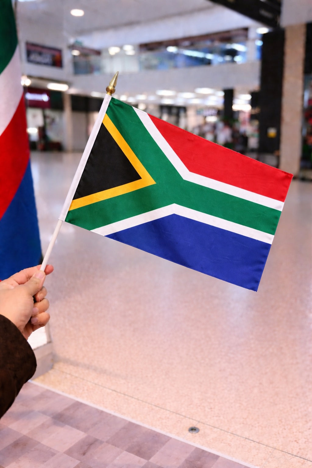 South Africa National Flag – Large, Medium Handheld & Tabletop Mini Flag Options