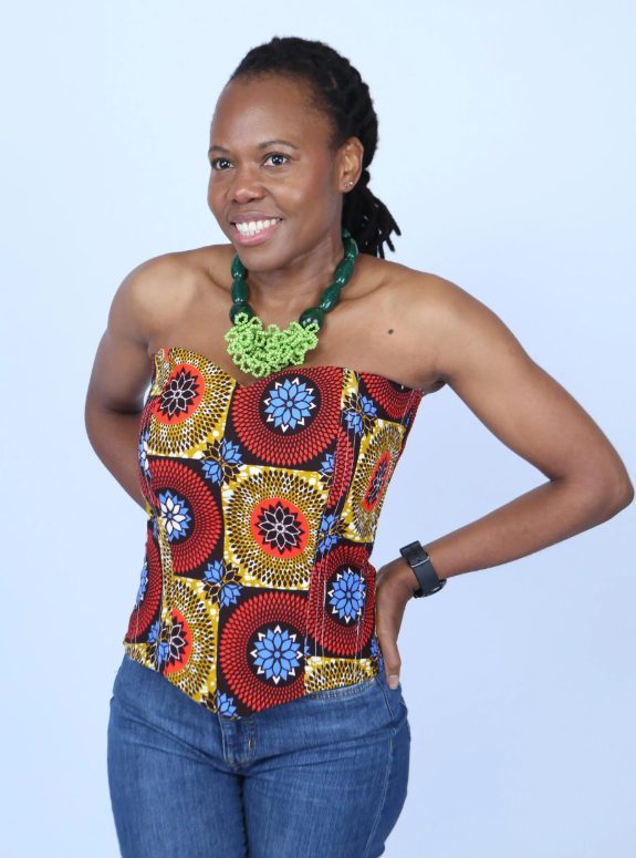 Handmade African Print Corset Top – Ankara Bustier - Caje