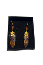 Handcrafted Wooden African Kenyan Earrings - Alingo