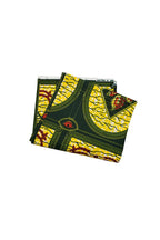 African Print Fabric- Deep Green Ankara
