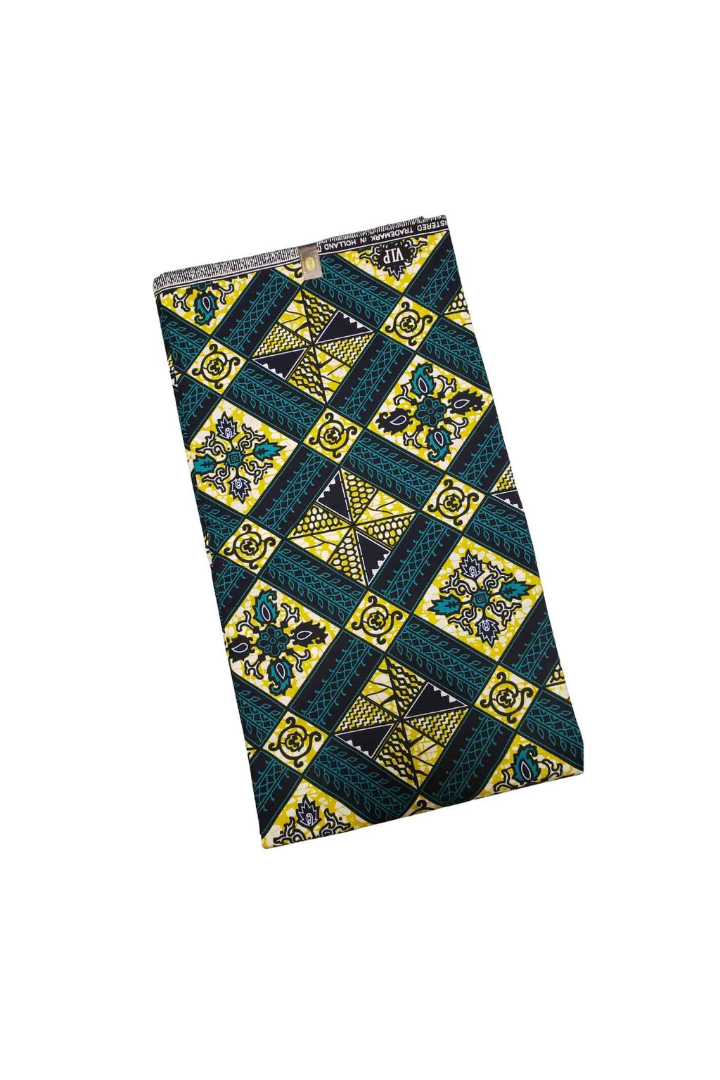 African Print Fabric-  Geometric Pattern Ankara Cloth