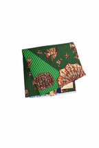 African Print Fabric- Green Ankara Wax Cloth