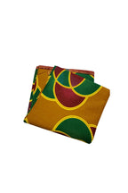 African Print Fabric- Golden Yellow Ankara