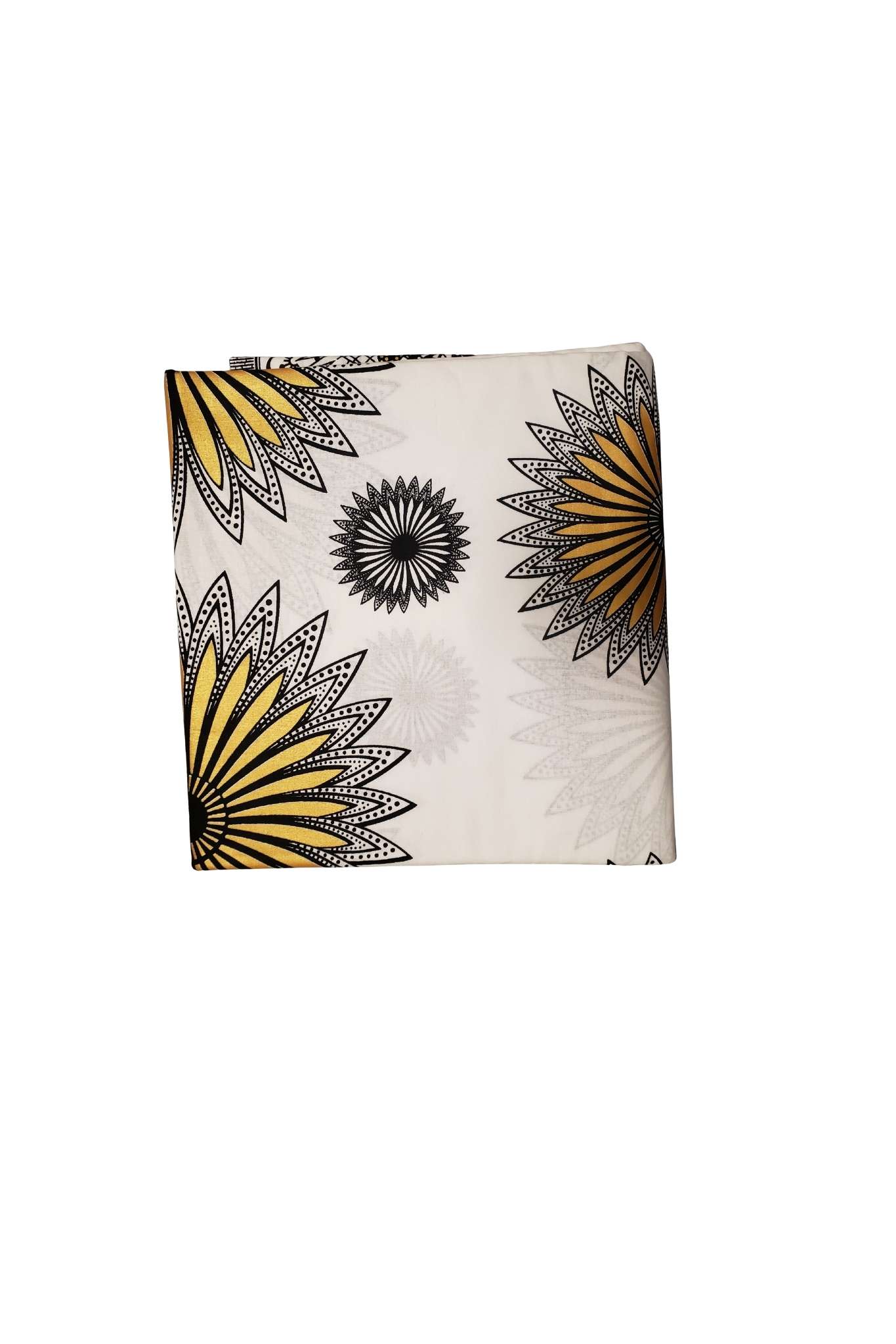 African Print Fabric-  Sunburst Pattern Ankara Cloth