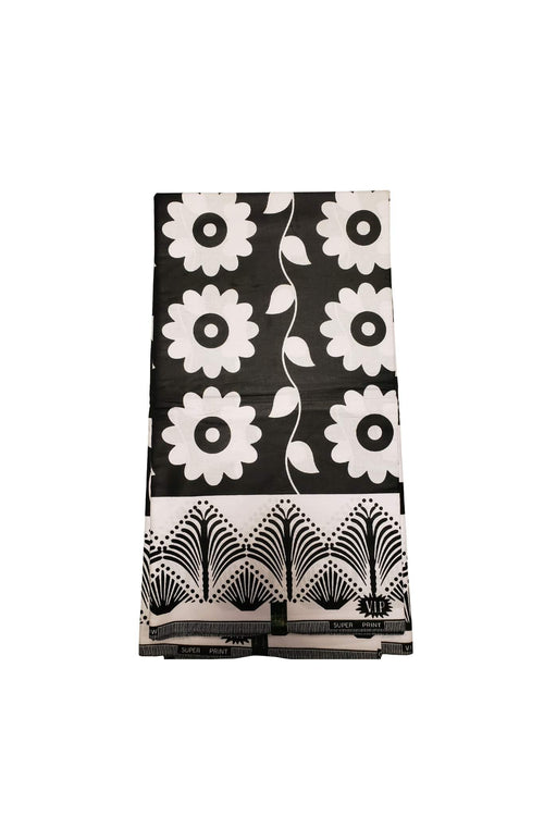 African Print Fabric- Floral Pattern Ankara Wax Cloth