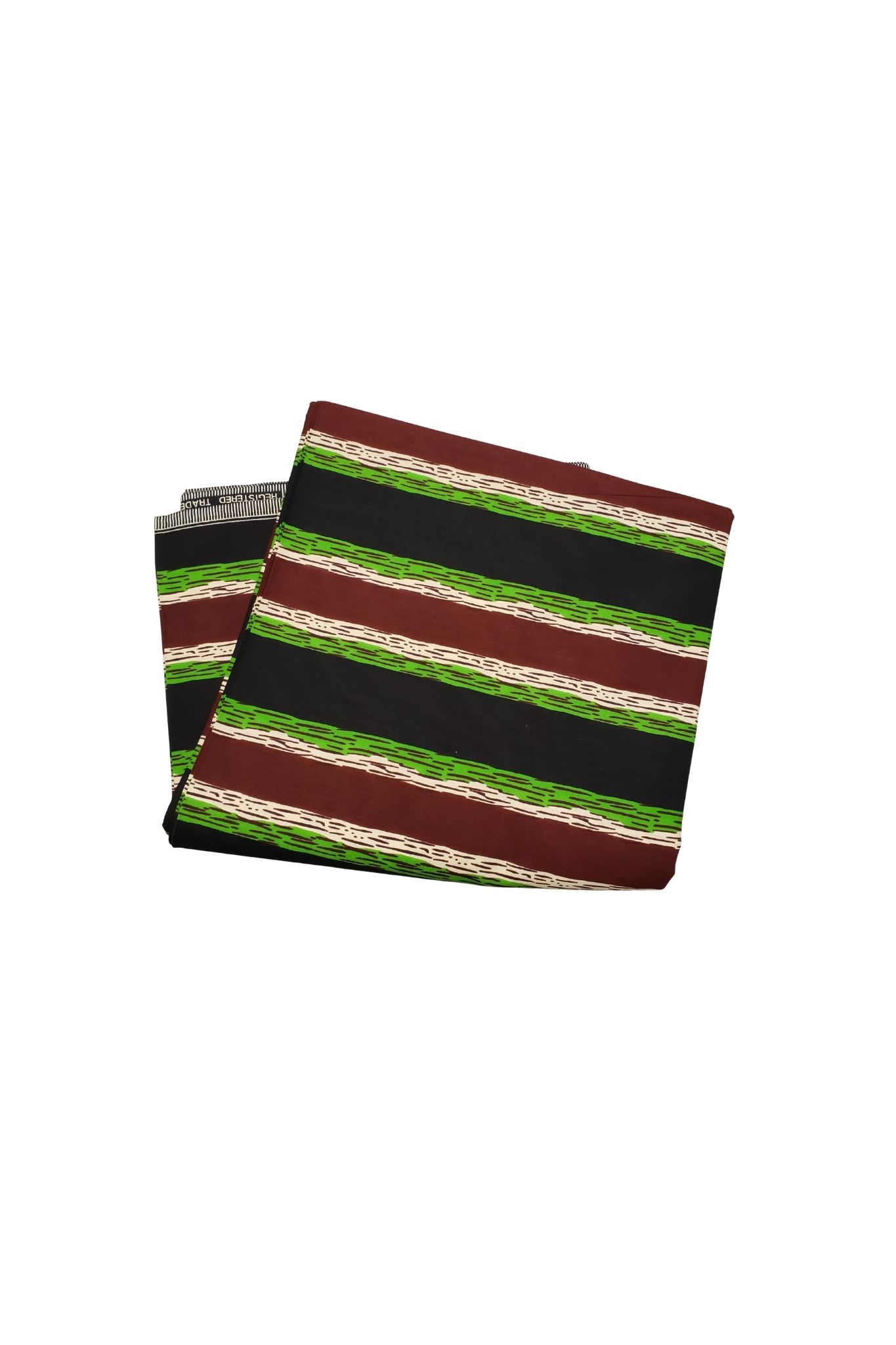 African Print Fabric- Striped Pattern Ankara Wax Cloth