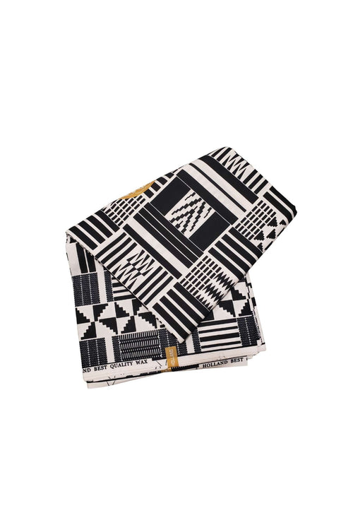 African Print Fabric- Geometric Pattern Ankara Wax Cloth