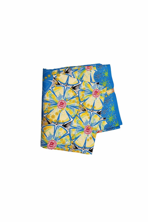 African Print Fabric- Floral Ankara Wax Cloth