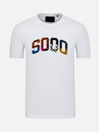 SOQO Graphic T-Shirt – Bold Afro-Caribbean Tee - White