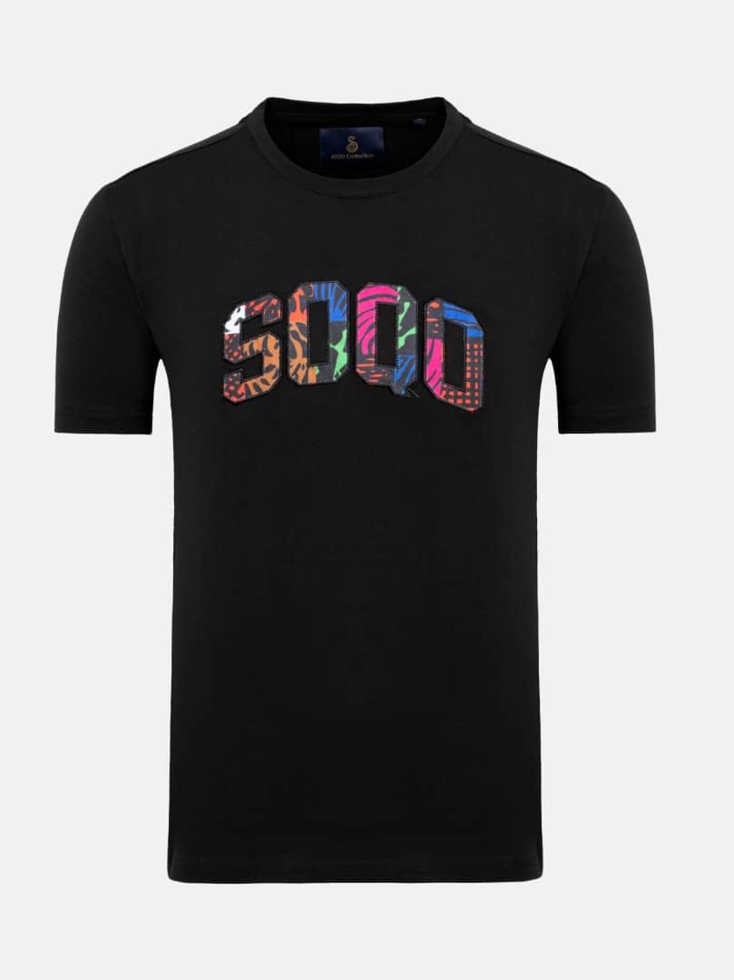 SOQO Graphic T-Shirt – Bold Afro-Caribbean Tee - Black