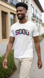 SOQO Graphic T-Shirt – Bold Afro-Caribbean Tee - White