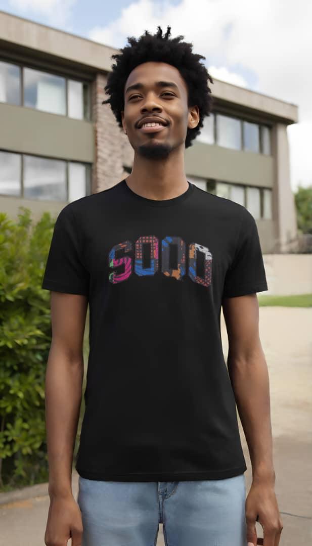 SOQO Graphic T-Shirt – Bold Afro-Caribbean Tee - Black