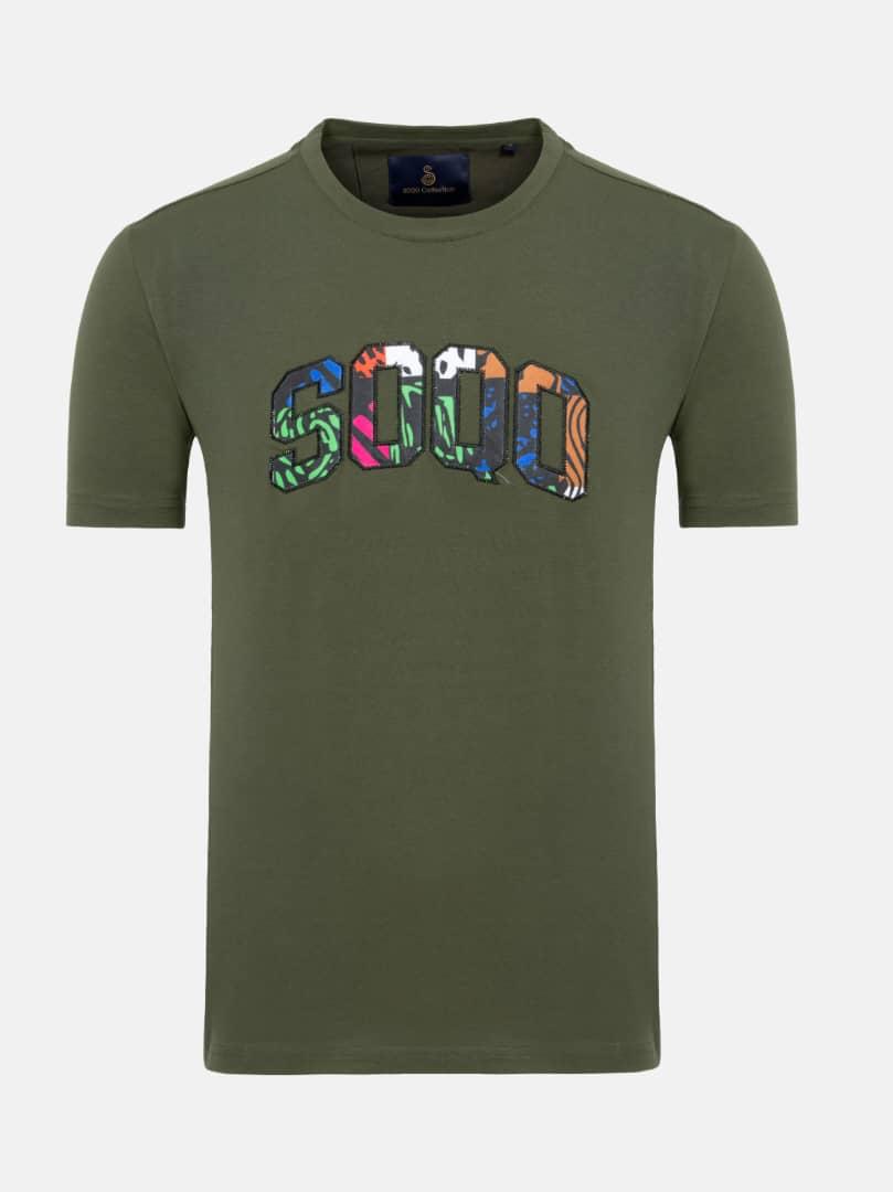 SOQO Graphic T-Shirt – Bold Afro-Caribbean Tee - Green