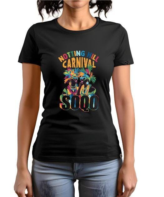 Notting Hill Carnival Black T-Shirt – SOQO Unisex Tee