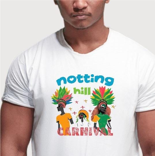 Notting Hill Carnival White T-Shirt – SOQO Unisex Tee