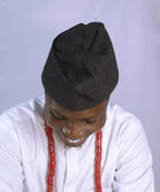 Authentic Traditional Yoruba Asooke Hat for Men