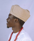 Authentic Traditional Yoruba Asooke Hat for Men