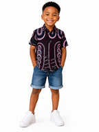 Kids African Print Shirt