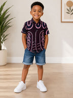 Kids African Print Shirt