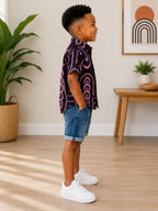 Kids African Print Shirt