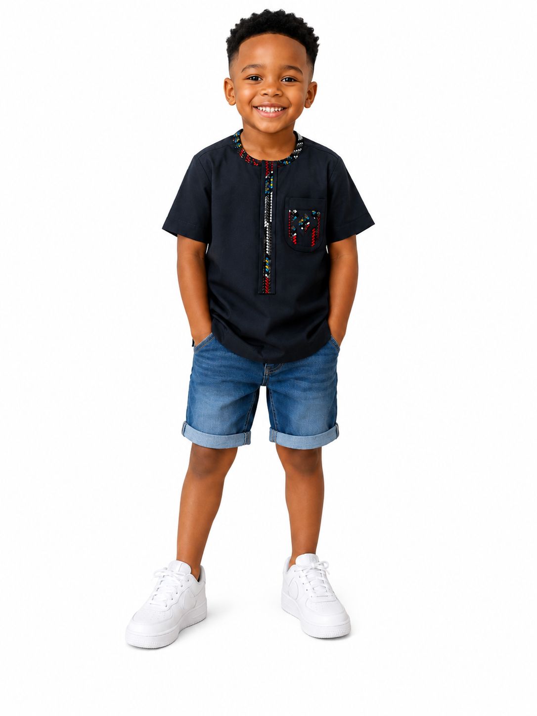 Kids African Print Shirt