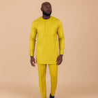 Men’s Embroidered Traditional Top and Trouser Set