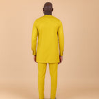 Men’s Embroidered Traditional Top and Trouser Set