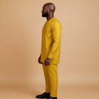 Men’s Embroidered Traditional Top and Trouser Set