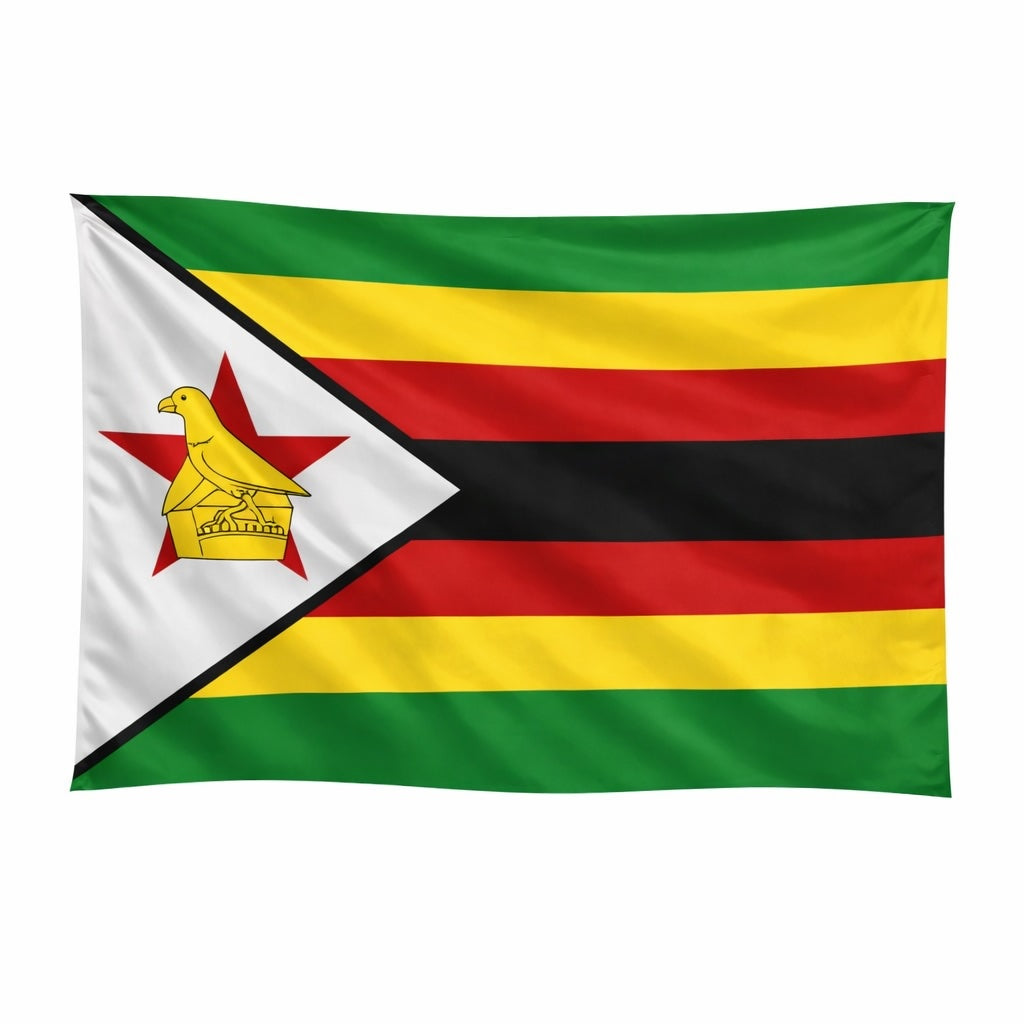 Zimbabwe National Flag – Large, Medium Handheld & Tabletop Mini Flag Options