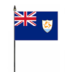 Anguilla Miniature Hand Flag
