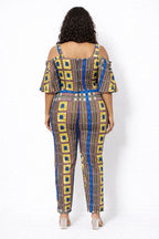 African Print Jumpsuit