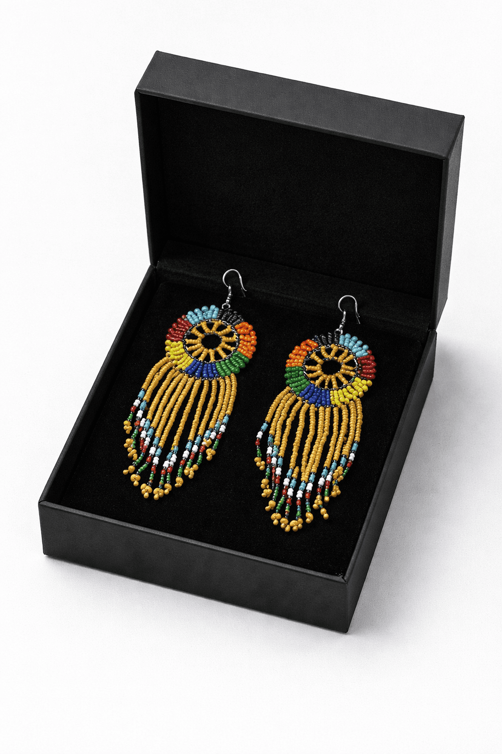 Kylie Dream Catcher Kenyan Beaded Earrings