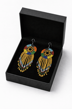 Kylie Dream Catcher Kenyan Beaded Earrings