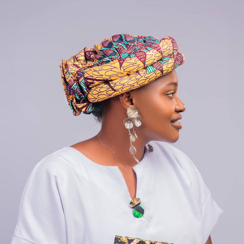 African Headwrap Auto Gele Ase Oke