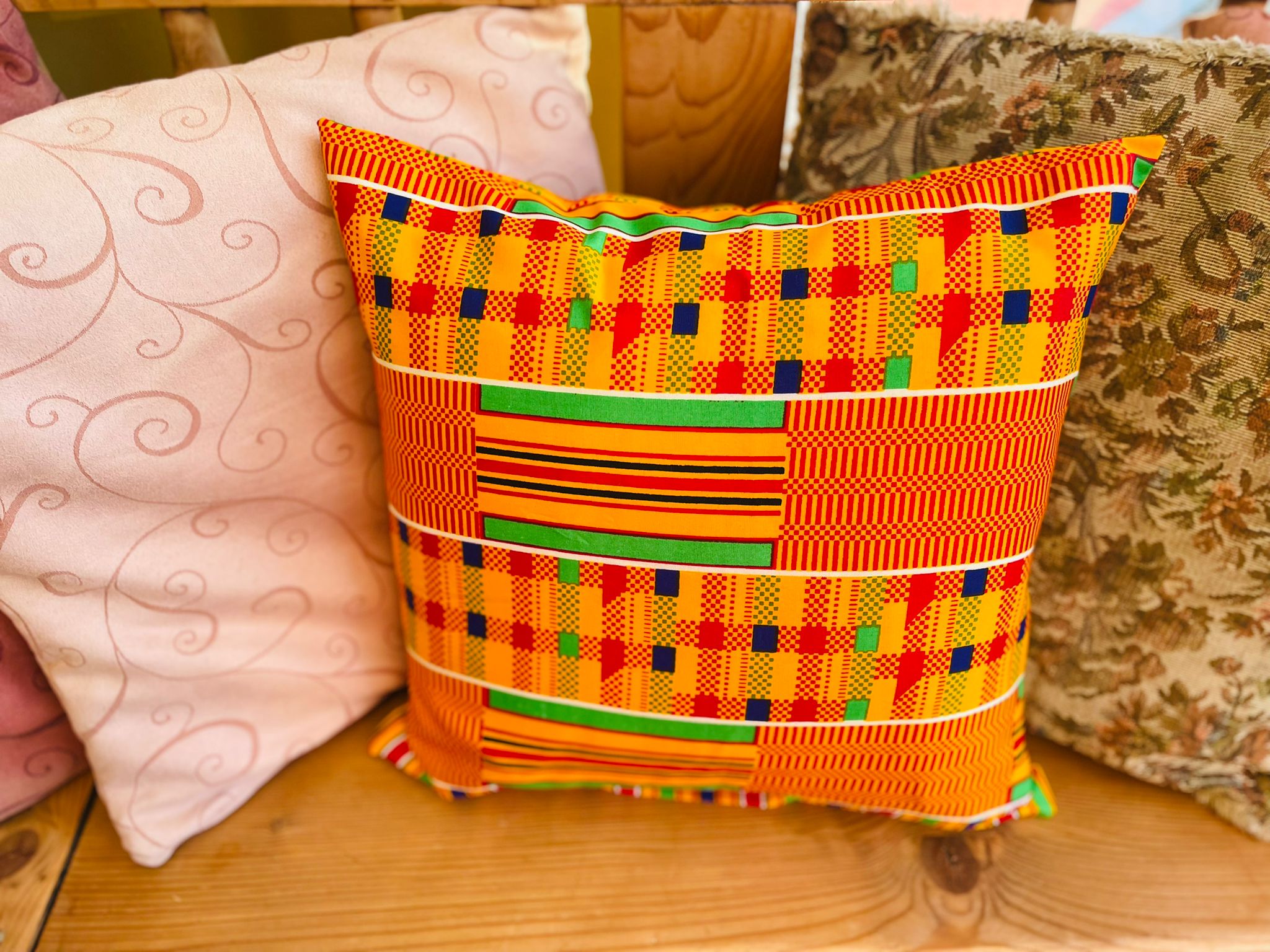 Ekene African Ankara Multicoloured Cushion Cover