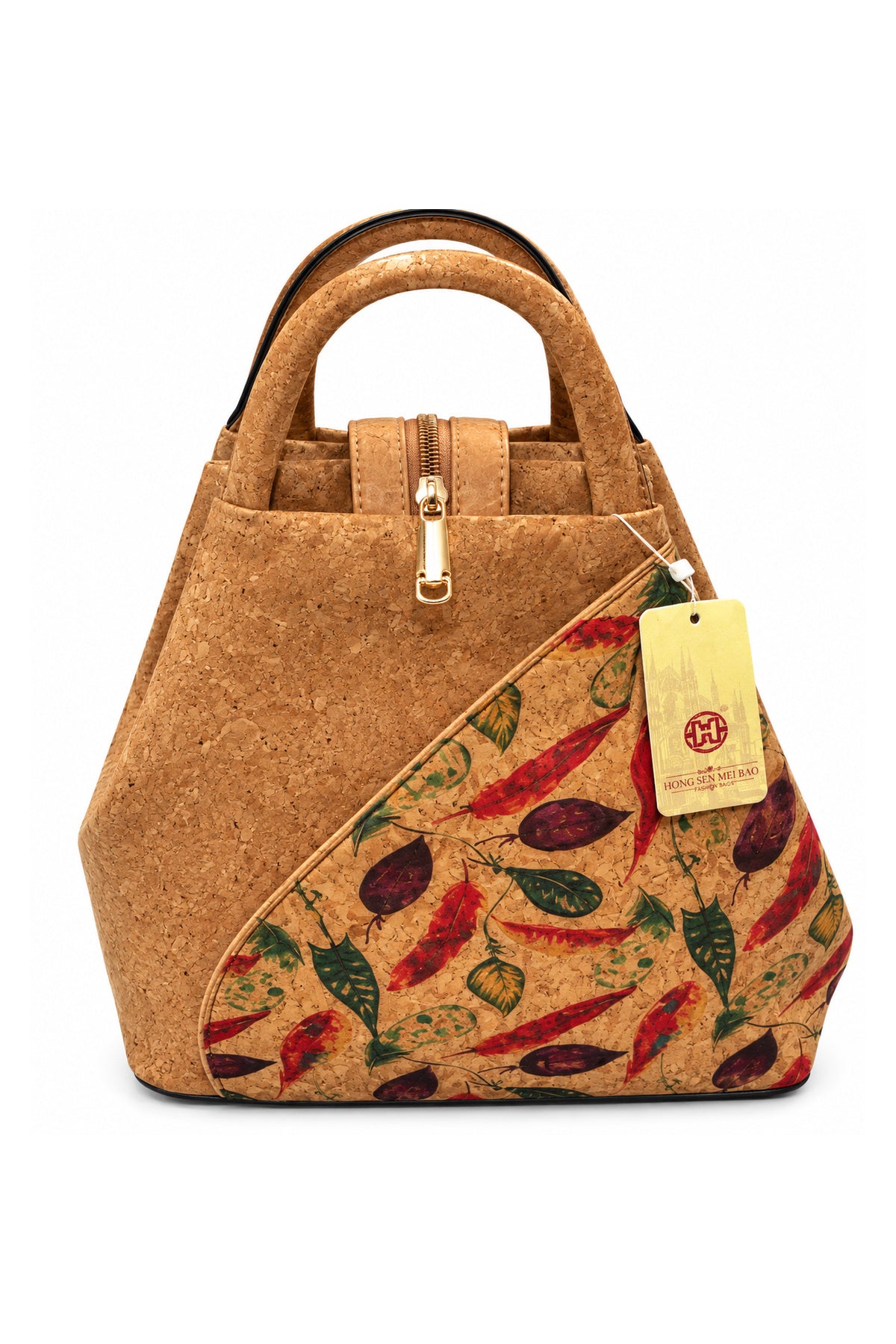 Cork Convertible Backpack & Handbag multiway collection front view
