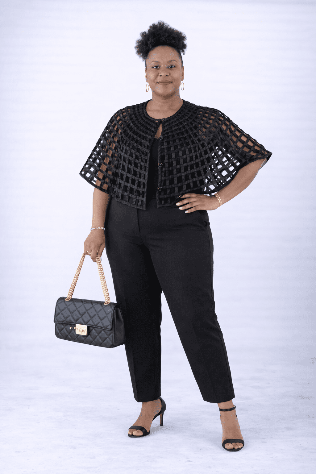 Alex Woven Jet Red  African Ankara Print Cape