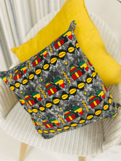 Multi African Ankara Multicoloured Cushion Cover